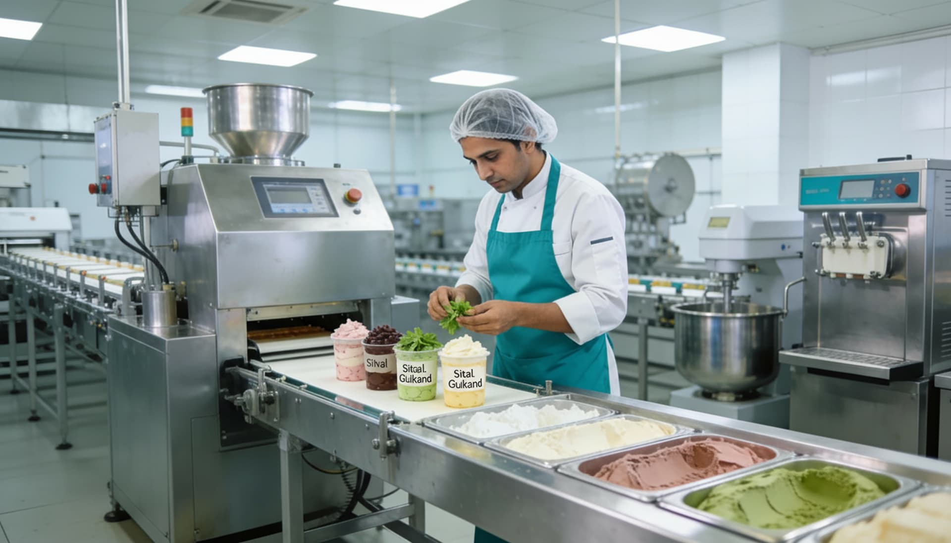 Ice cream production